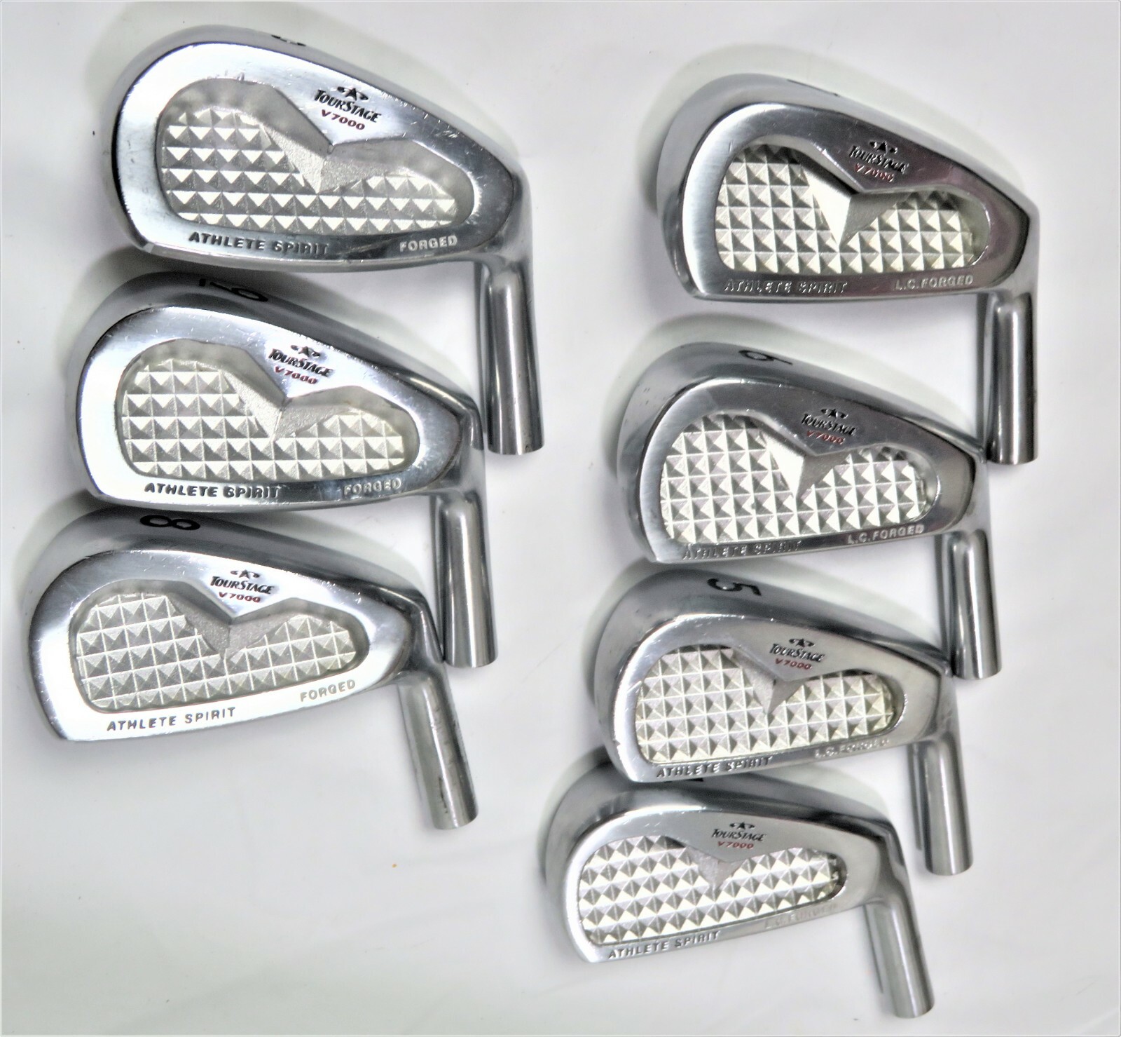 TOURSTAGE　V7000　アイアンセット　Ｓ　4-SW　9本　ブリジストン Bridgestone Tour Stage V7000 Forged 7pc Head Only IRONS SET