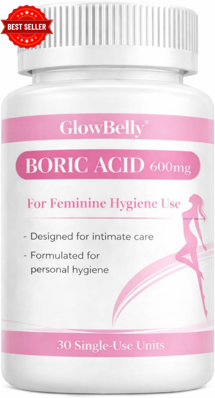 Boric Acid 600Mg – 30 Count – Single Ingredient Formula by