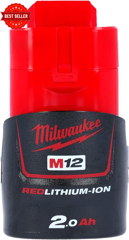 M12B2 2.0Ah Lithium-Ion Battery - Red