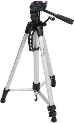 Amazon Basics 60-Inch Lightweight Tripod with Bag in Black/Silver