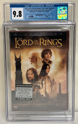 Lord of the Rings The Two Towers (DVD-2003) CGC Graded (9.8-A+)