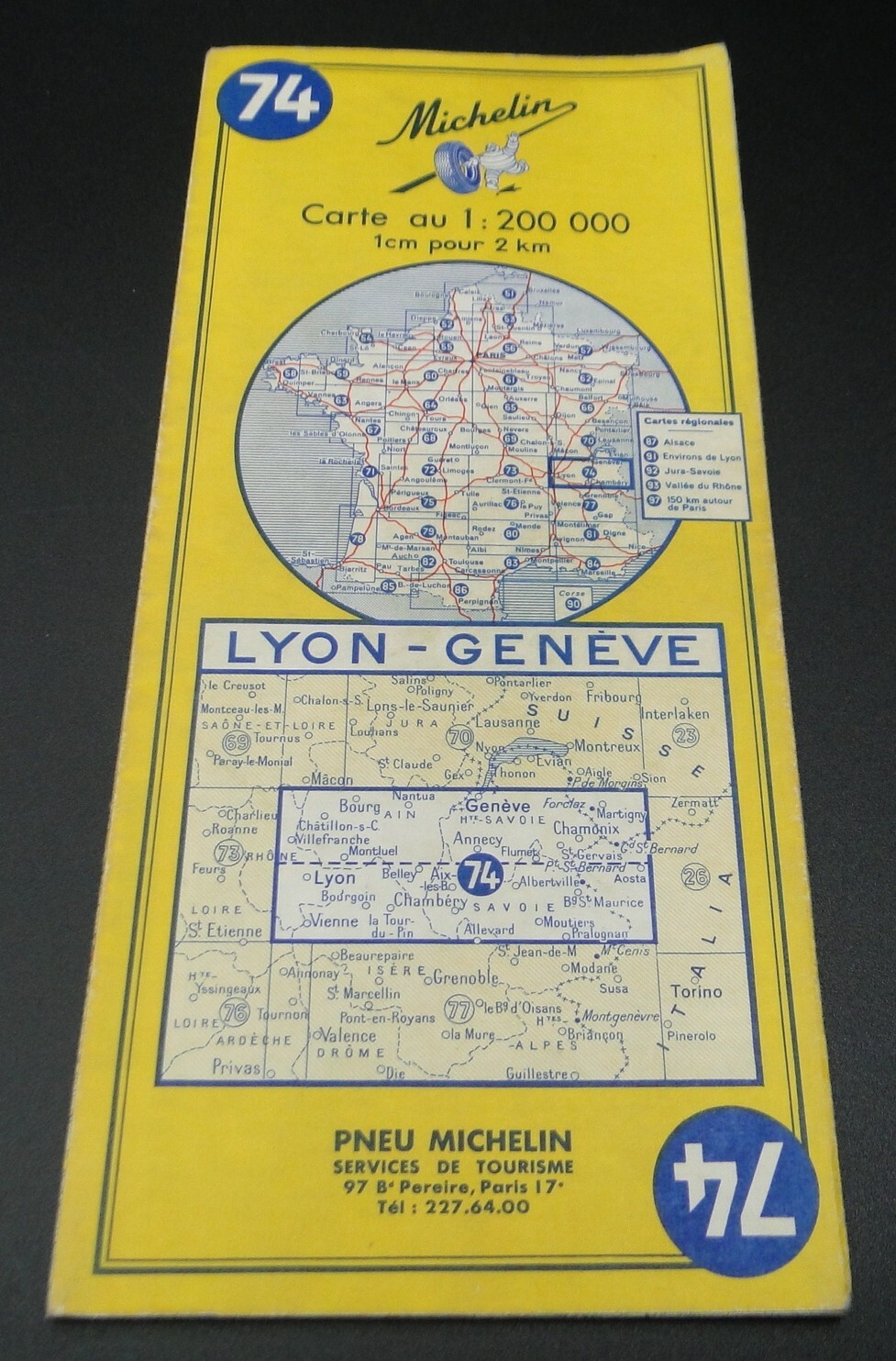 MICHELIN　FRANCE　ミシュラン　フランス　1984年 Michelin Red-France, 1984 - Michelin Travel Publications
