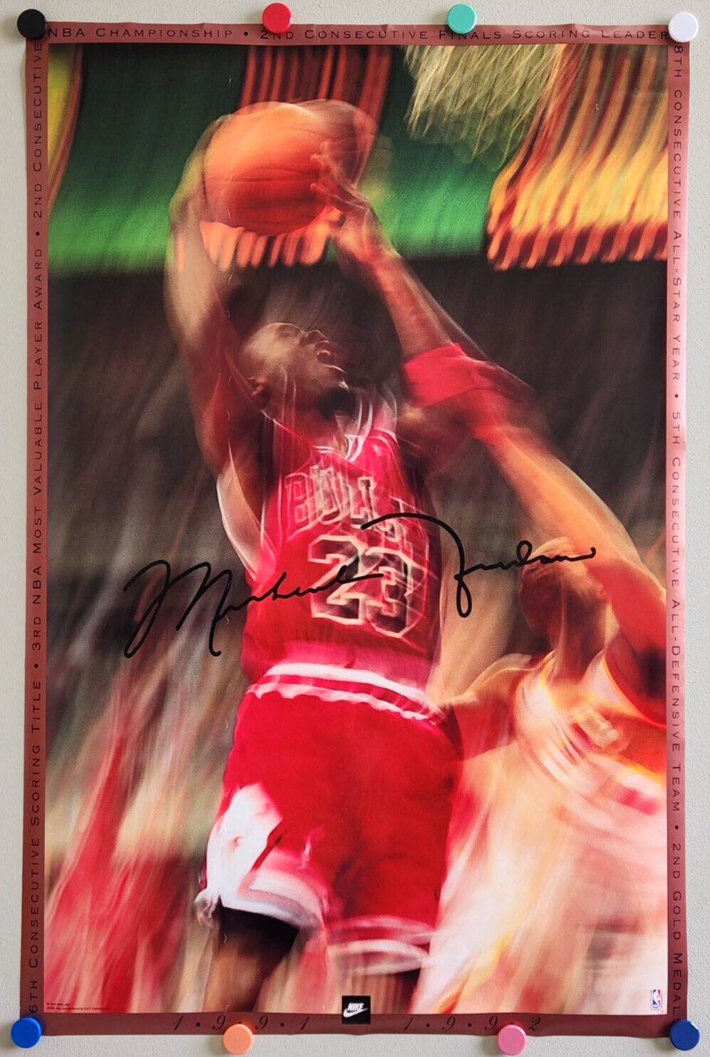 マイケル ジョーダン３ JORDAN BULLSブルズ NBA 額付 ポスター Amazon.co.jp: A4 額付き ポスター マイケルジョーダン 23