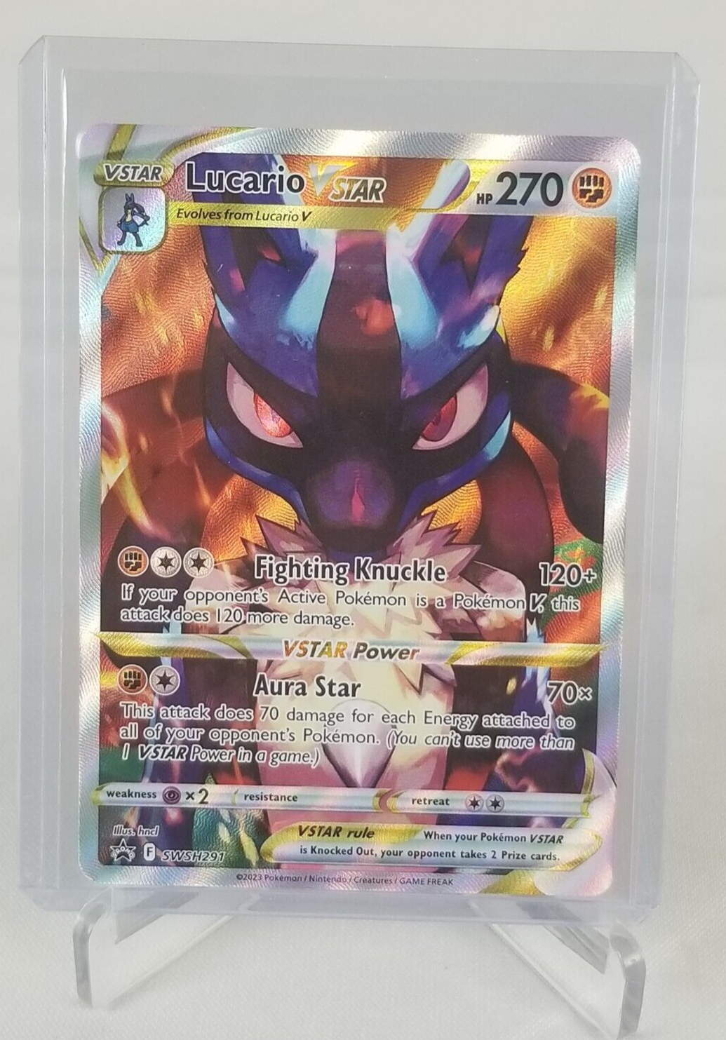 ダークライ VSTAR SAR 270 HP Zacian VSTAR HP270 2023 Ultra Rare Pokemon Card No. 096/159