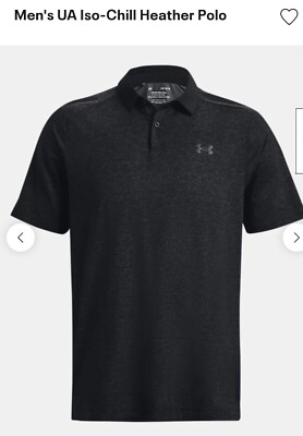 Under Armour, Men-L, Iso-Chill Polo, Black