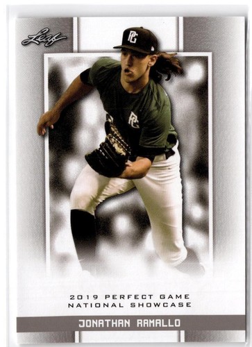 2019 Leaf Perfect Game National Showcase - Jonathan Ramallo #142