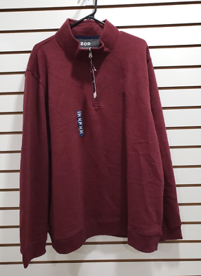 IZOD Men s Advantage Performance Quarter Zip Fleece Pullover Port Royale 2XL