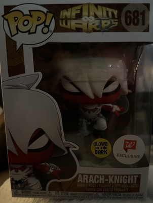 Funko Pop Infinity Warps Arach-Knight 681 Glows In The Dark Exclusive B21 Marvel