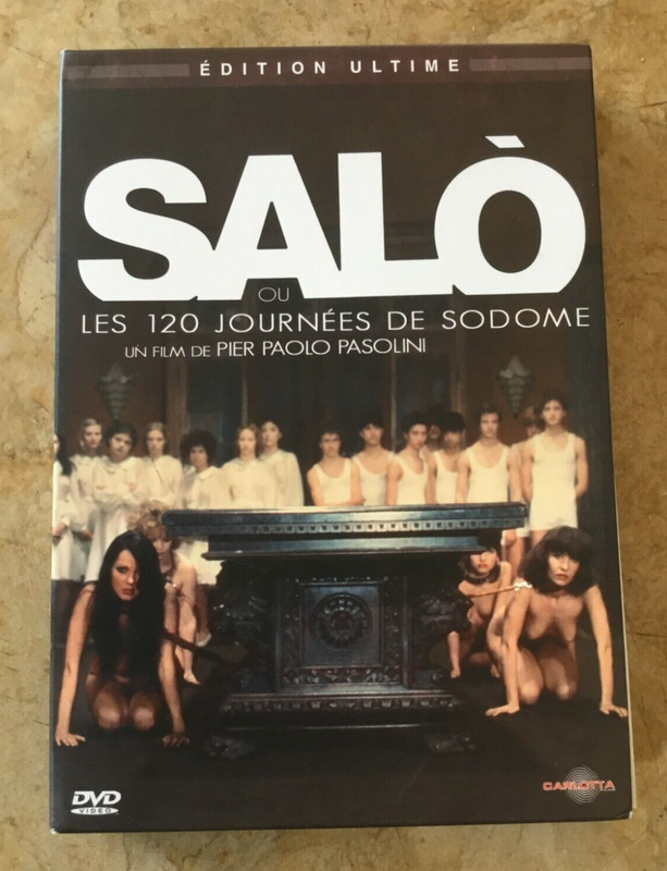 Pasolini Rare Coffret  Dvd Salo Ou Les 120 JournÃ©Es De Sodome Avec Livret En Vf