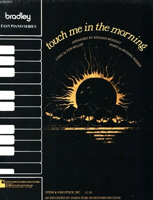 DIANA ROSS TOUCH ME IN THE MORNING SHEET MUSIC EASY PIANO BRADLEY 1973 W/VOCALS