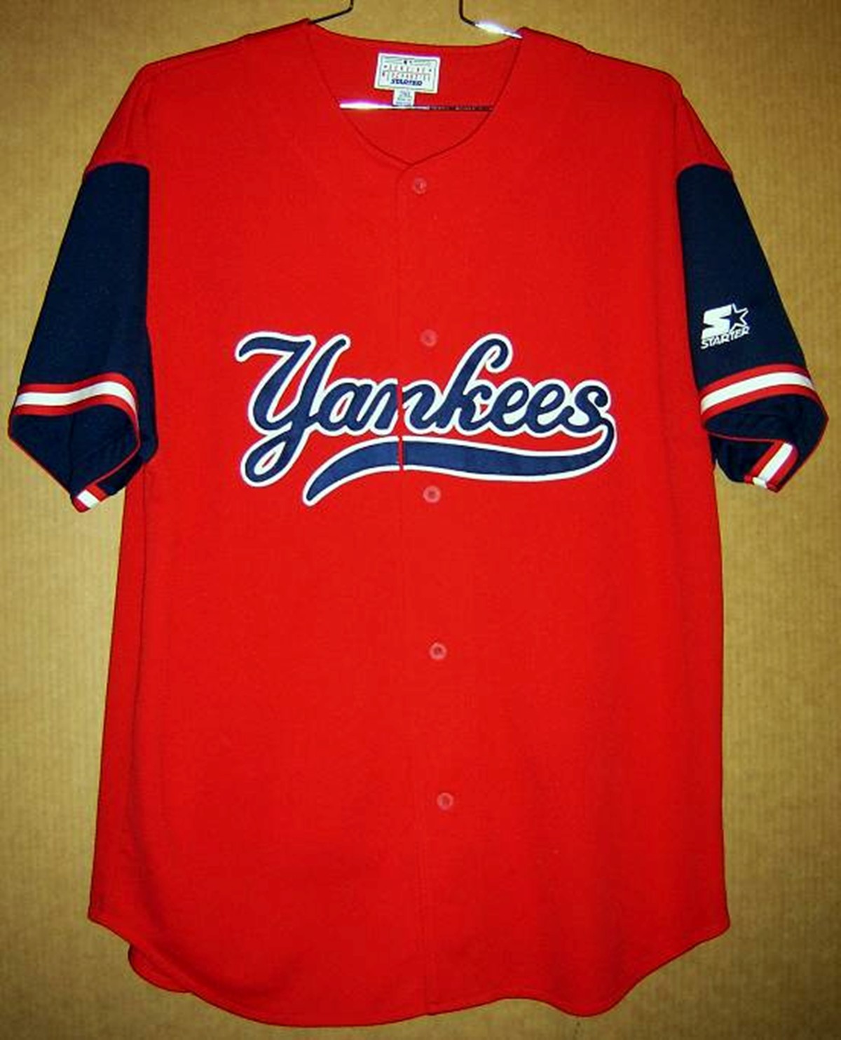 90s MLB NEWYORK YANKEES STARTER スタジャン New York Yankees Vintage 90s Starter Satin Bomber Jacket