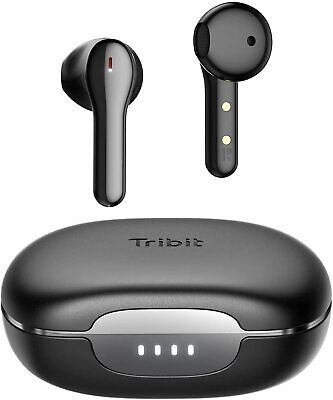 Tribit Wireless Earbuds, Bluetooth 5.2 Earbuds 4Mics CVC 8.0, 32H Playtime 