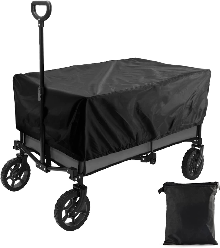 Utility Wagon Cart 420D Heavy Duty Outdoor Collapsible Garden Wagon Cart Cover