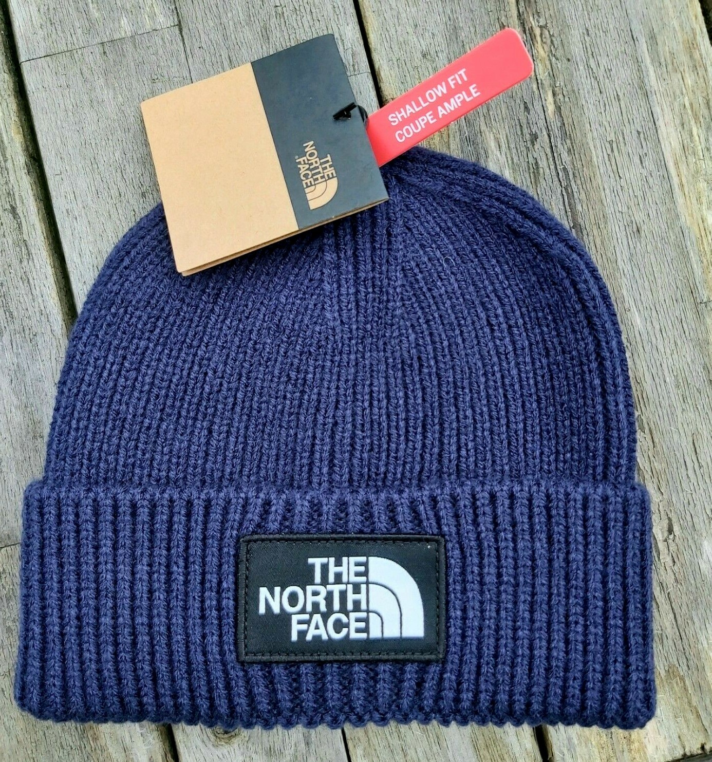 Genuine THE NORTH FACE *SHORT* Navy Box Logo Cuff BEANIE Hat Unisex TNF24 Genuine THE NORTH FACE *SHORT* Navy Box Logo Cuff BEANIE Hat Unisex TNF24