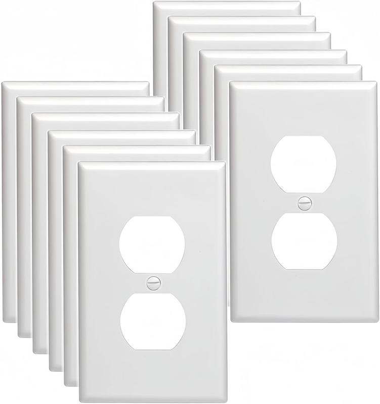 Outlet Covers Wall Plates -Duplex Outlet Covers, 1-Gang Standa...
