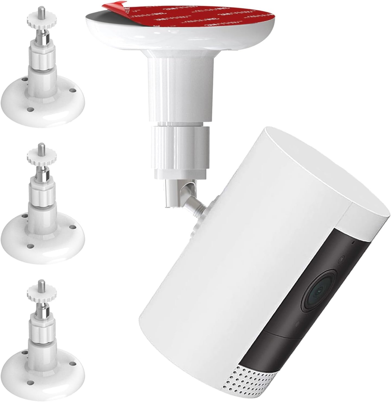 BFYTN 3 Pack Adhesive Wall Mount Compatible with Stick up Cam/Indoor Cam/Battery