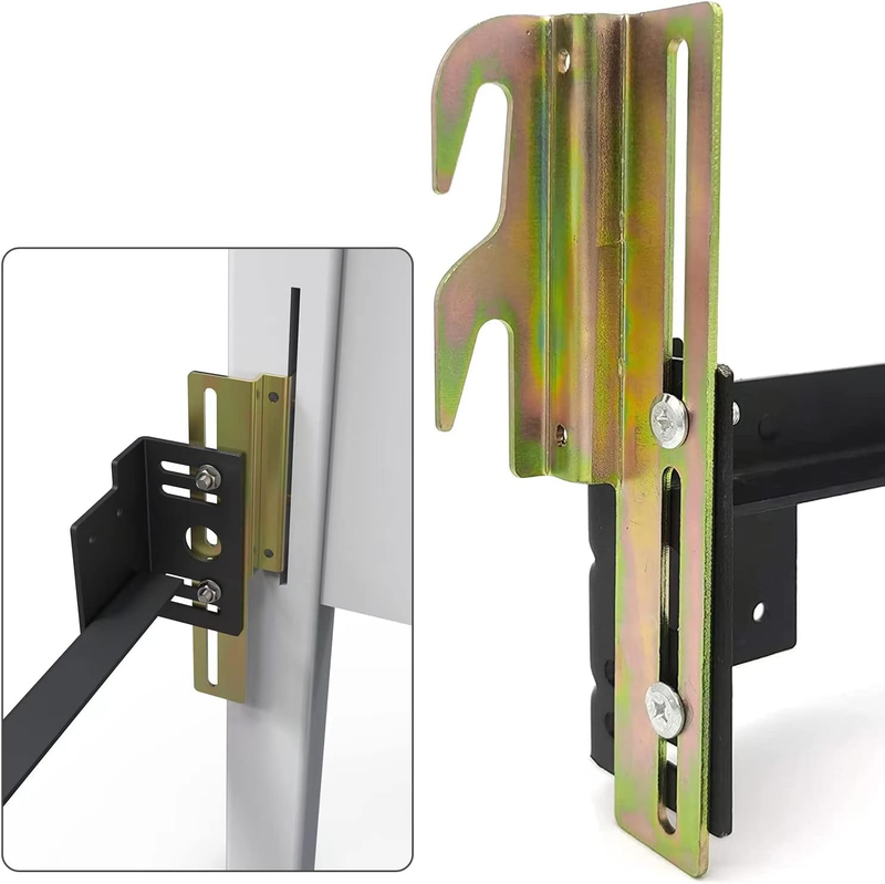 2 PCS Bed Frame Brackets Adapter for Headboard Extra Heavy Duty,Bed Frame Adapte