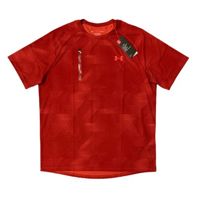 

Мужская влагоотводящая футболка Under Armour Relaxed Fit (красный/оранжевый, размер, Red/orange