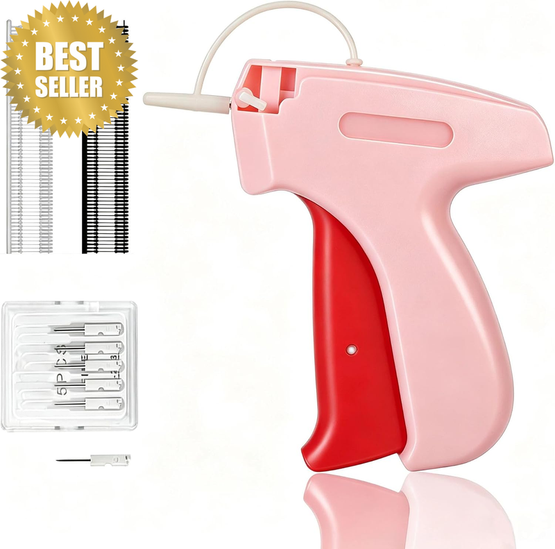 Stitchy Gun for Quick Clothing Fixer,Pink Tagging Gun for Clothes