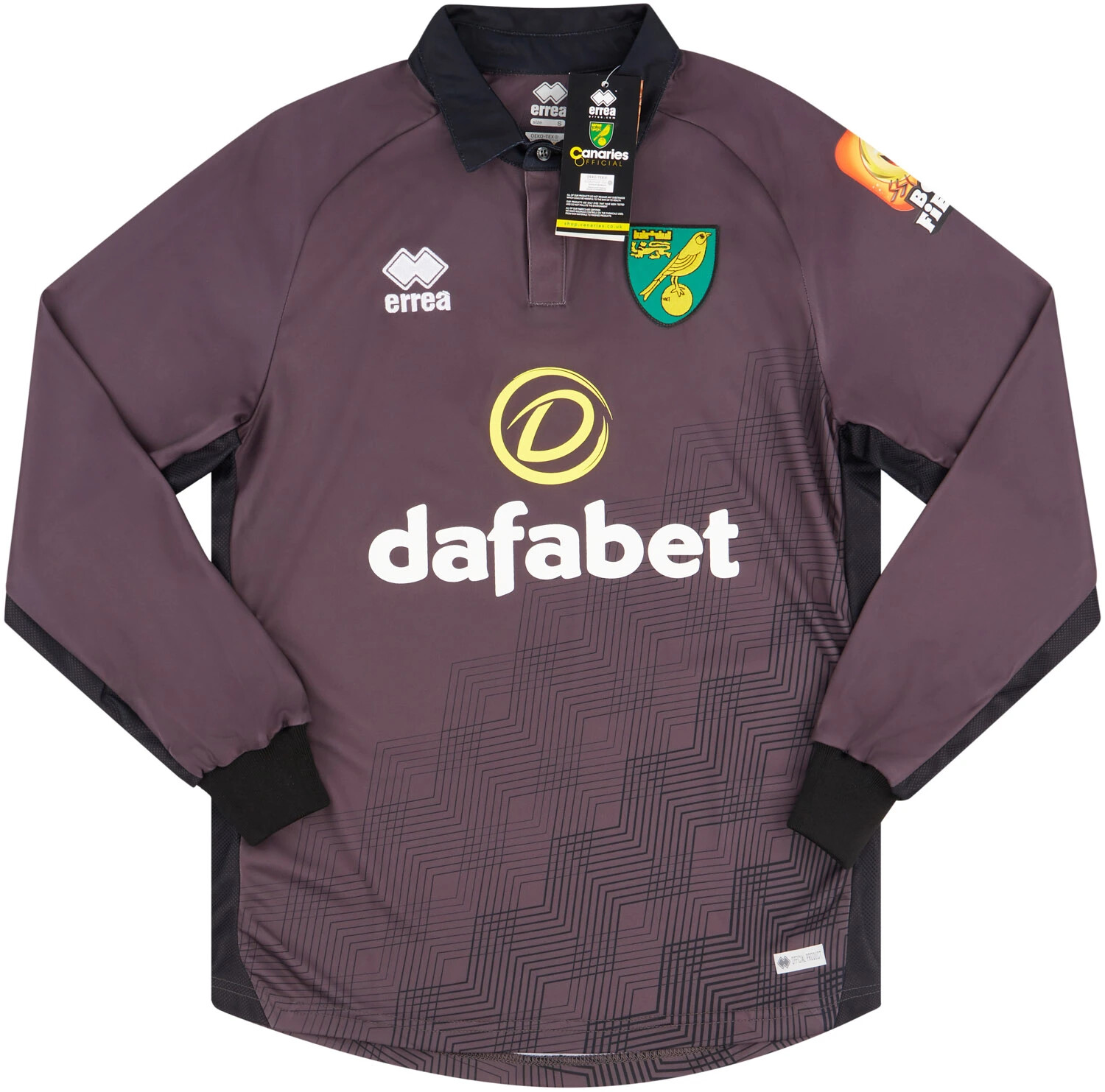 2019/20 Norwich City Third Jersey Long Sleeve Soccer Erra