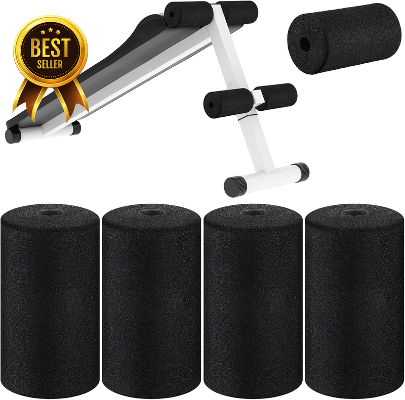 4 Pcs Foam Foot Pad Rollers Tube Cover, 1 X 3.54 X 7.1 Inches