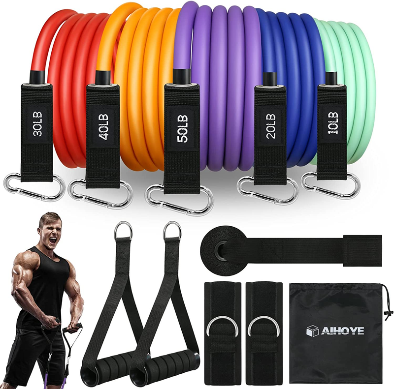 Resistance Bands With Handles Door Anchors Wei