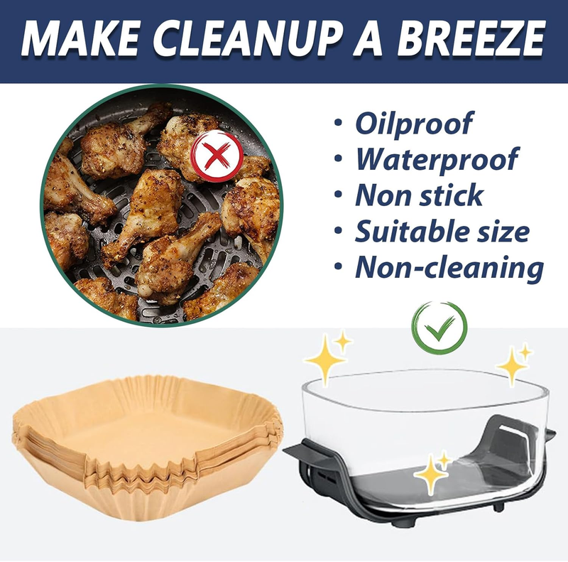 Air Fryer Liners for Ninja Crispi, Set of 250PCS Ninja Crispi Accessories for Ni