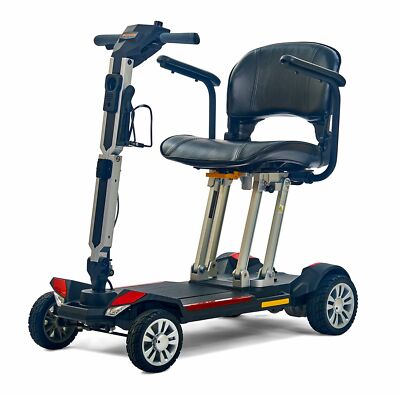 Golden Buzzaround CarryOn 4 Wheel Portable Mobility Electric Scooter Red/Blue
