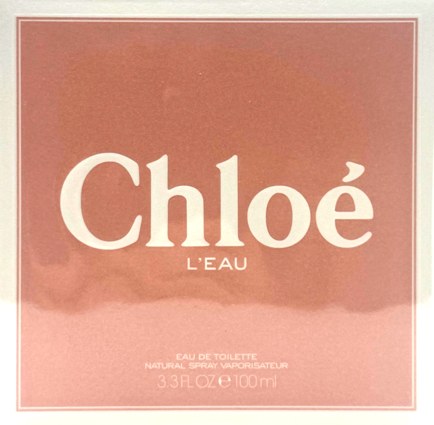CHLOE L'EAU EAU DE TOILETTE SPRAY FOR WOMEN 3.3 Oz / 100 ml