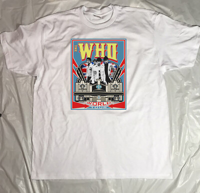 the WHO new XXL T SHIRT   new wave 2XL 60s
