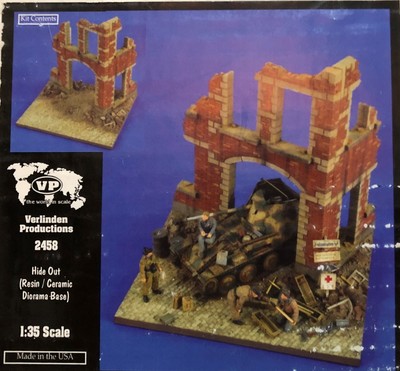 1/35 HIDE OUT RESIN DIORAMA BASE. VERLINDEN 2458.