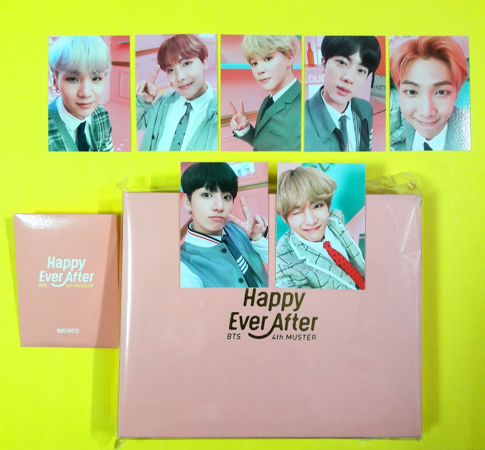 Bts 4th Muster Official Photo Binder Photocard Happy Every After Photo Card