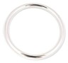 Sterling Silver Round Bangle Fine Unisex Jewellery Length 17cm-3.JPG