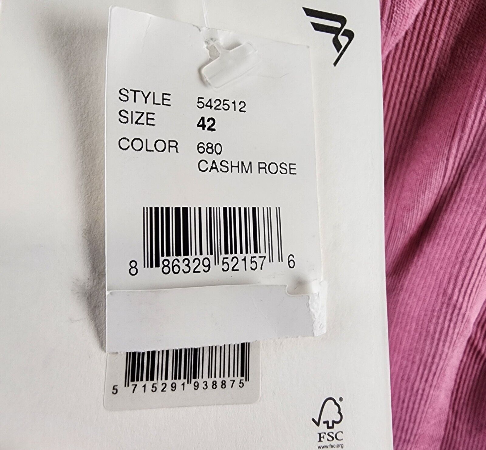 REMAIN Soleima Ribbed Knit Pants Women's 42 Cashmere Rose Flared-Leg Pull-On~ - Picture 10 of 16