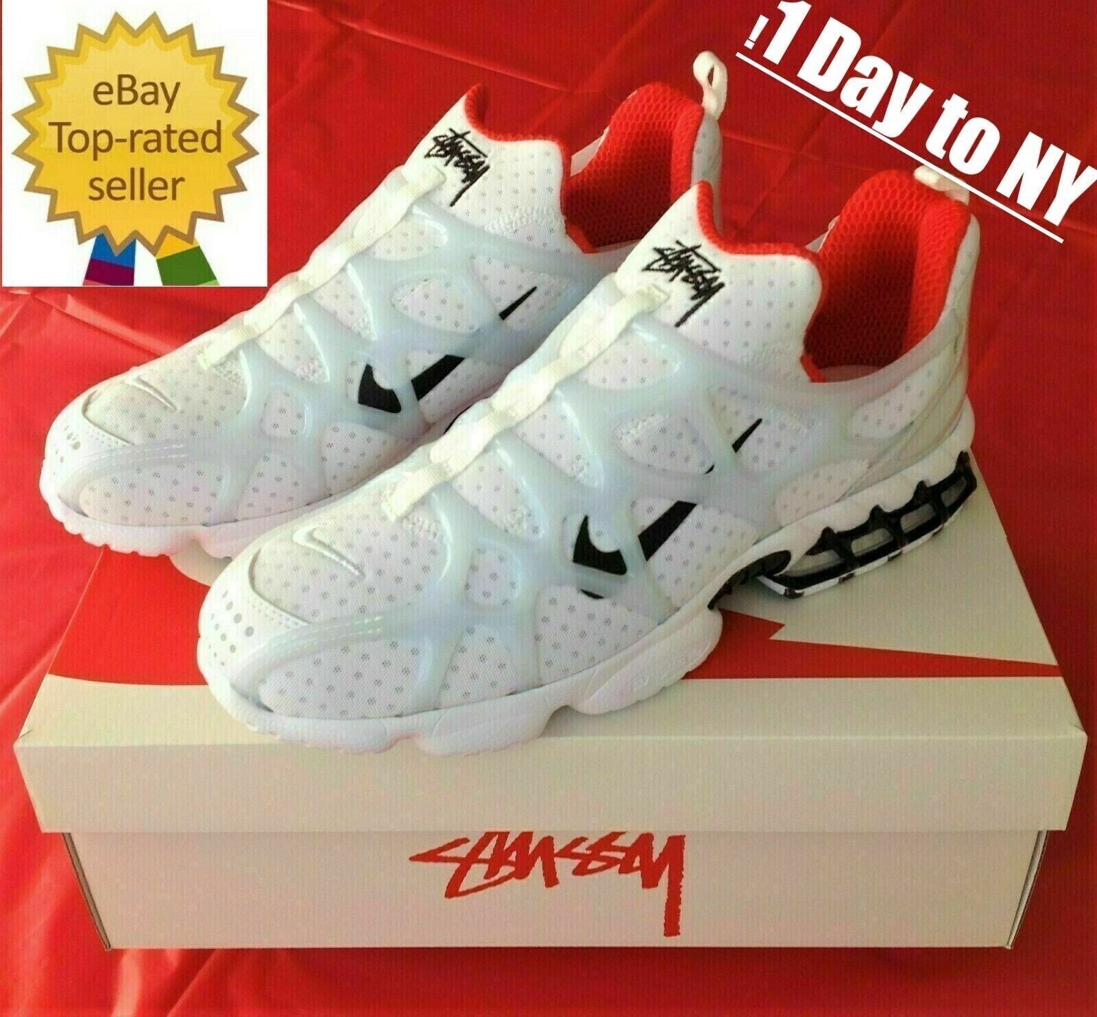 NIKE Air Zoom Spiridon Kukini Cage 2 STUSSY White Size Sz US