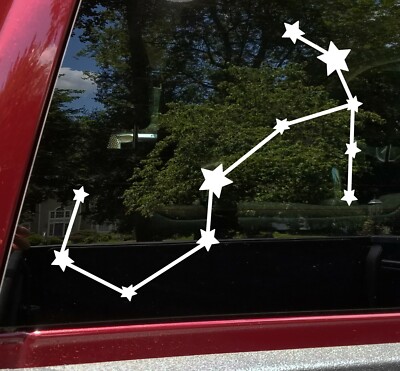 Scorpio Constellation Vinyl Decal - Stars Astrology Zodiac Sign Scorpion Sticker