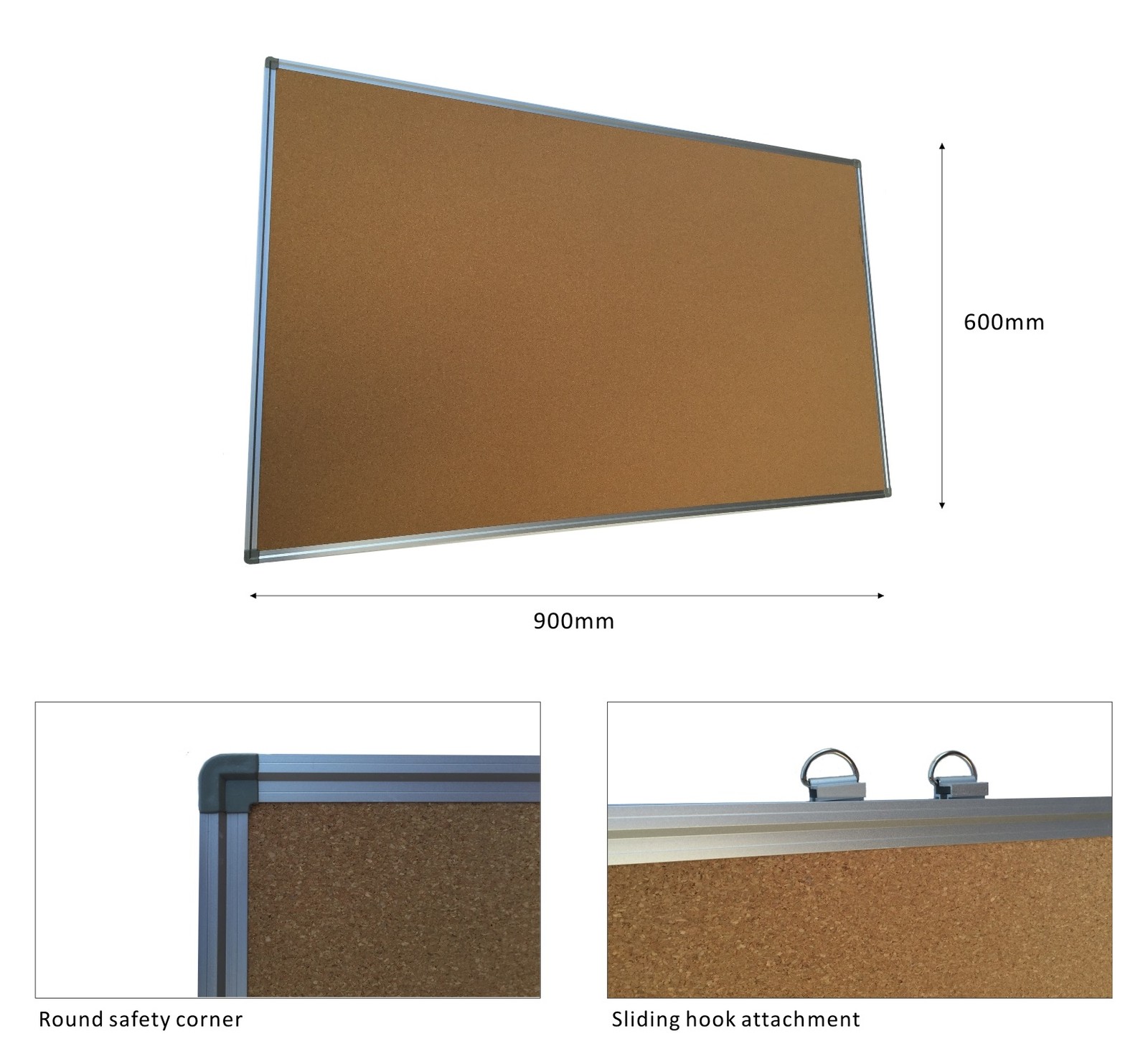 Cork Board & Pinboard 1200x900 mm Wall Mounted eBay