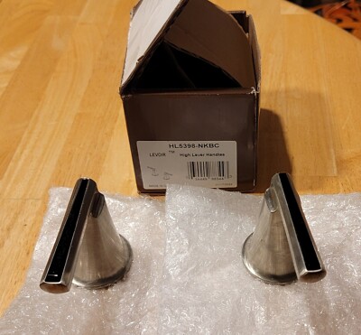 Brizo HL5398-NKBC Levoir Widespread Lavatory High Lever Handle Kit Black Onyx