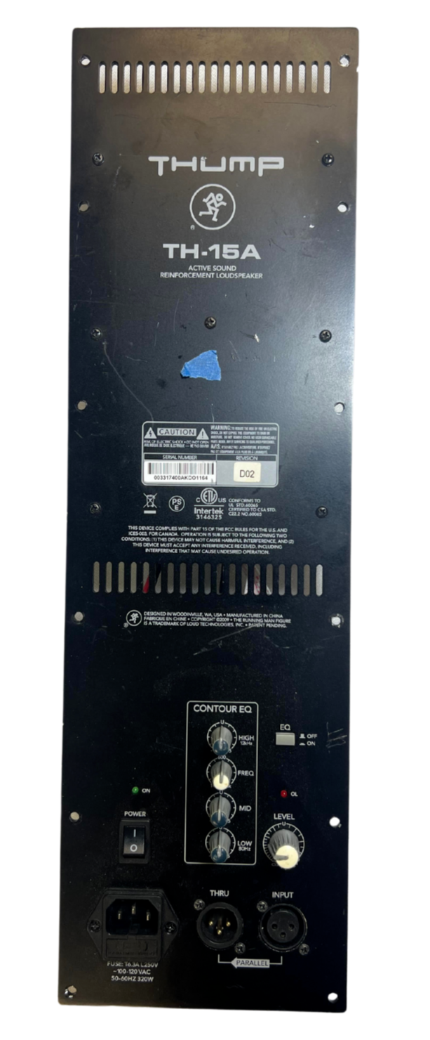【ジャンク品】 Mackie マッキー Thump15 (TH-15A) Mackie Thump TH-15A AMP Module only - Working | eBay