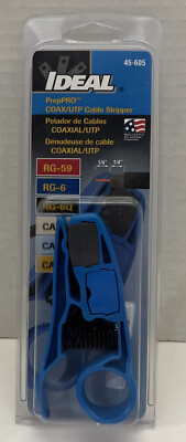Ideal 45-605 4 1/2 In Coax Cable Stripper 1/4 In