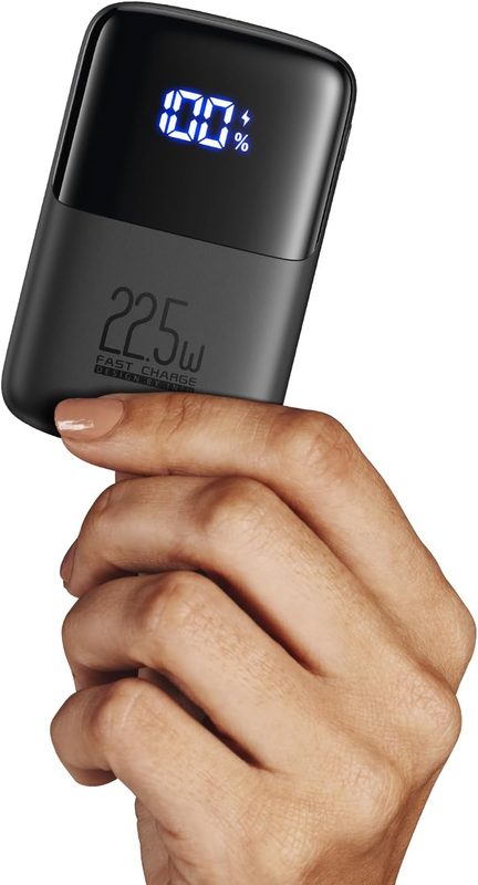 Power Bank, Smallest 22.5W 10000mAh Portable Charger, USB C in&Out Fast Charging