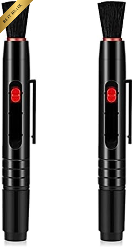 2 Pieces Camera Lens Cleaning Pens,  Multifunction Retractable Portable Dust Cle