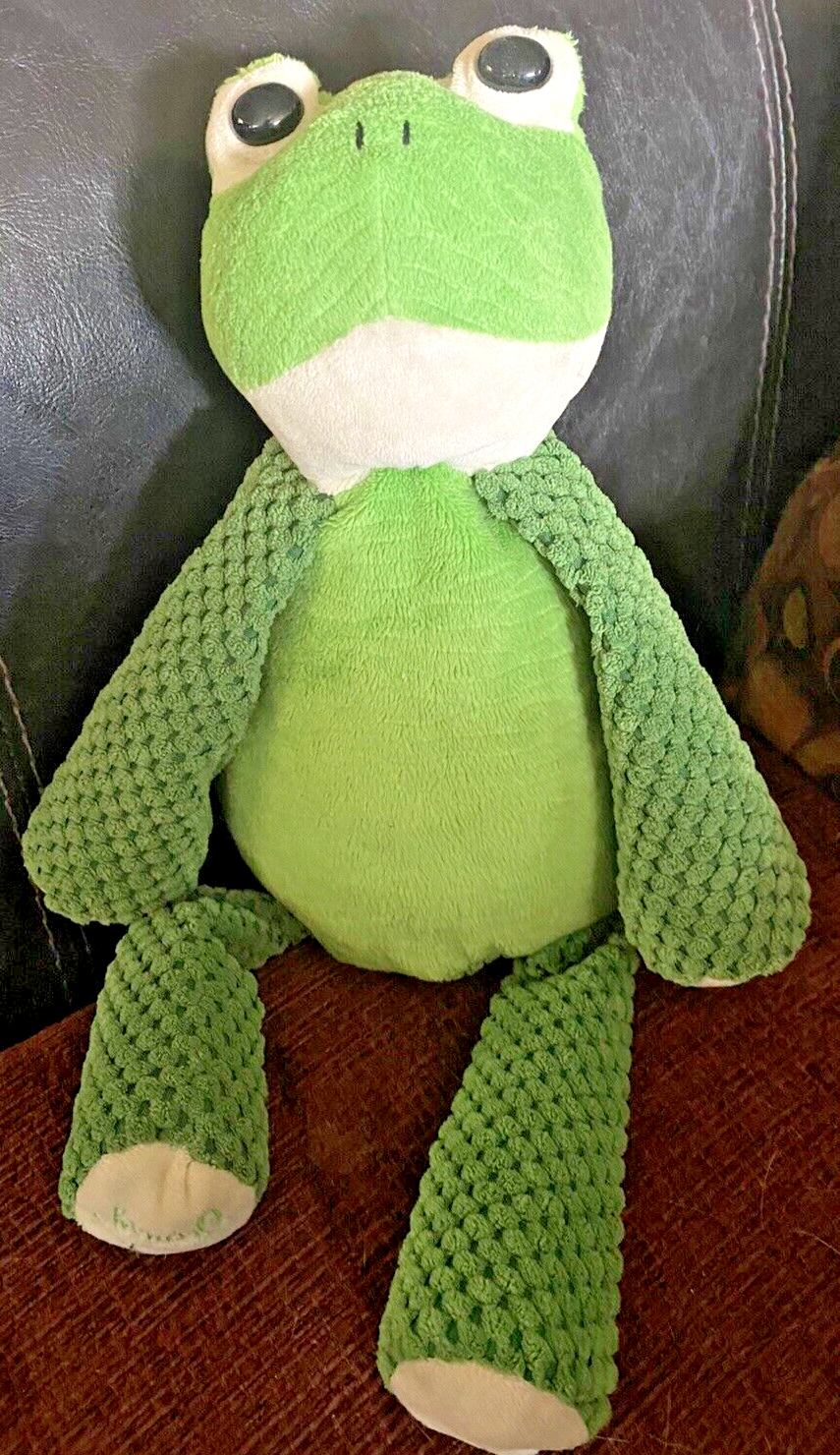 Scentsy Buddy Ribbert the Frog Plush Toy Stuffed Animal Retired NO SCENT PACK