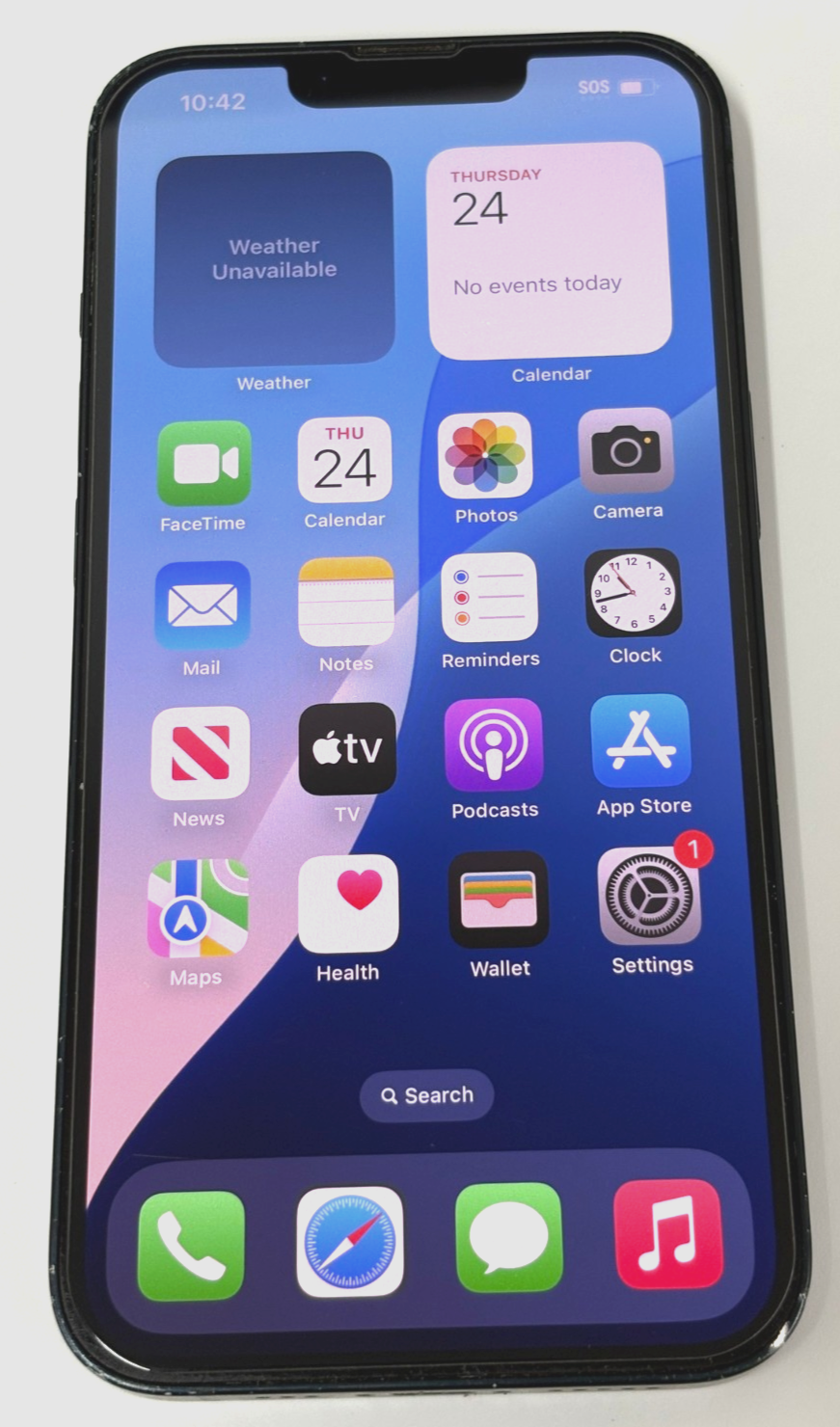 Apple iPhone 13 ブラック 本体 ジャンク品 Unlocked Apple iPhone 13 - 128GB Black - Crcks on Back - 78