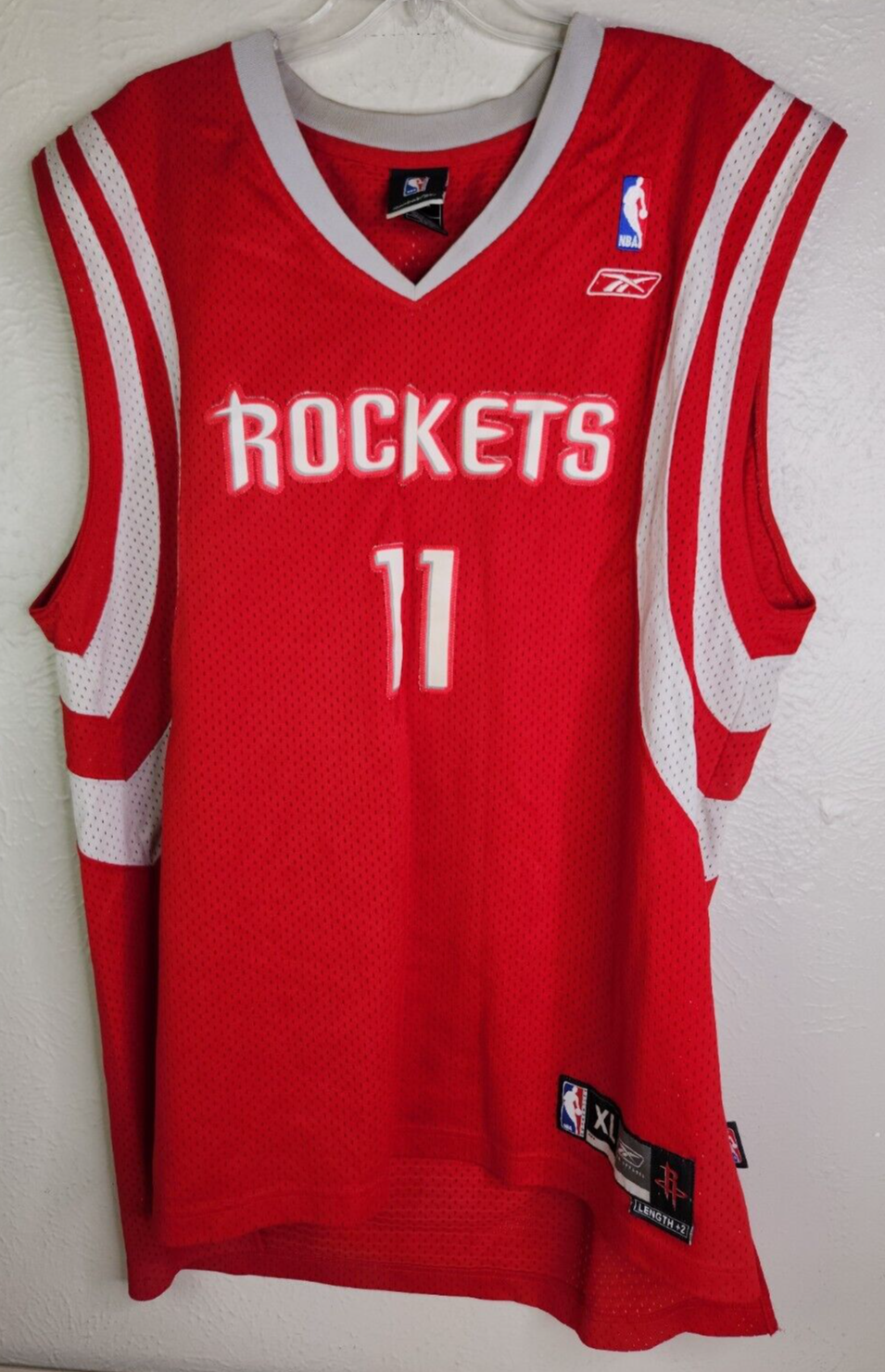 Vintage NBA Authentic Jersey Reebok XL Length +2 Yao Ming