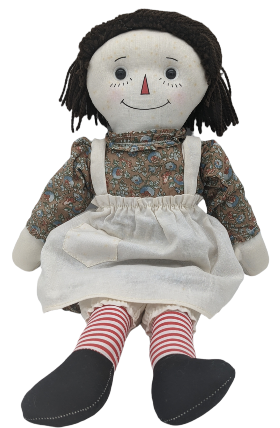 The World of Raggedy Ann コレクティブルズ 1998 Raggedy Ann Doll w Book-COA-Tag-1918 Volland