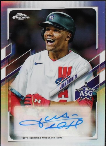 2021 Topps Chrome Update Series - Juan Soto #ASGA-JS