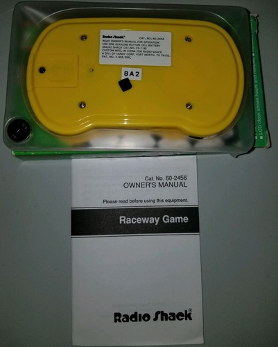 Vintage Raceway Radio Shack LCD Hand Held Electronic Game Cat. # 60-2456