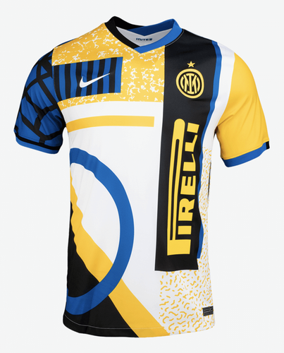 ウェア Inter Milan Open Collar Soccer Uniform Men's Inter Milan Jersey Soccer Football Player Issue Third