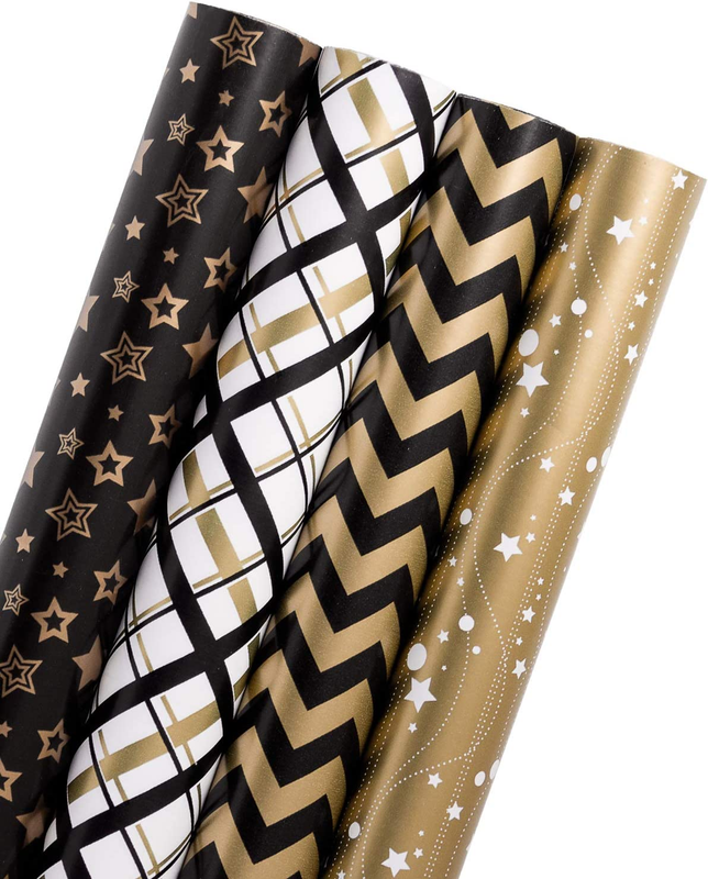 Roll - Black Gold Design For Birthday Holiday